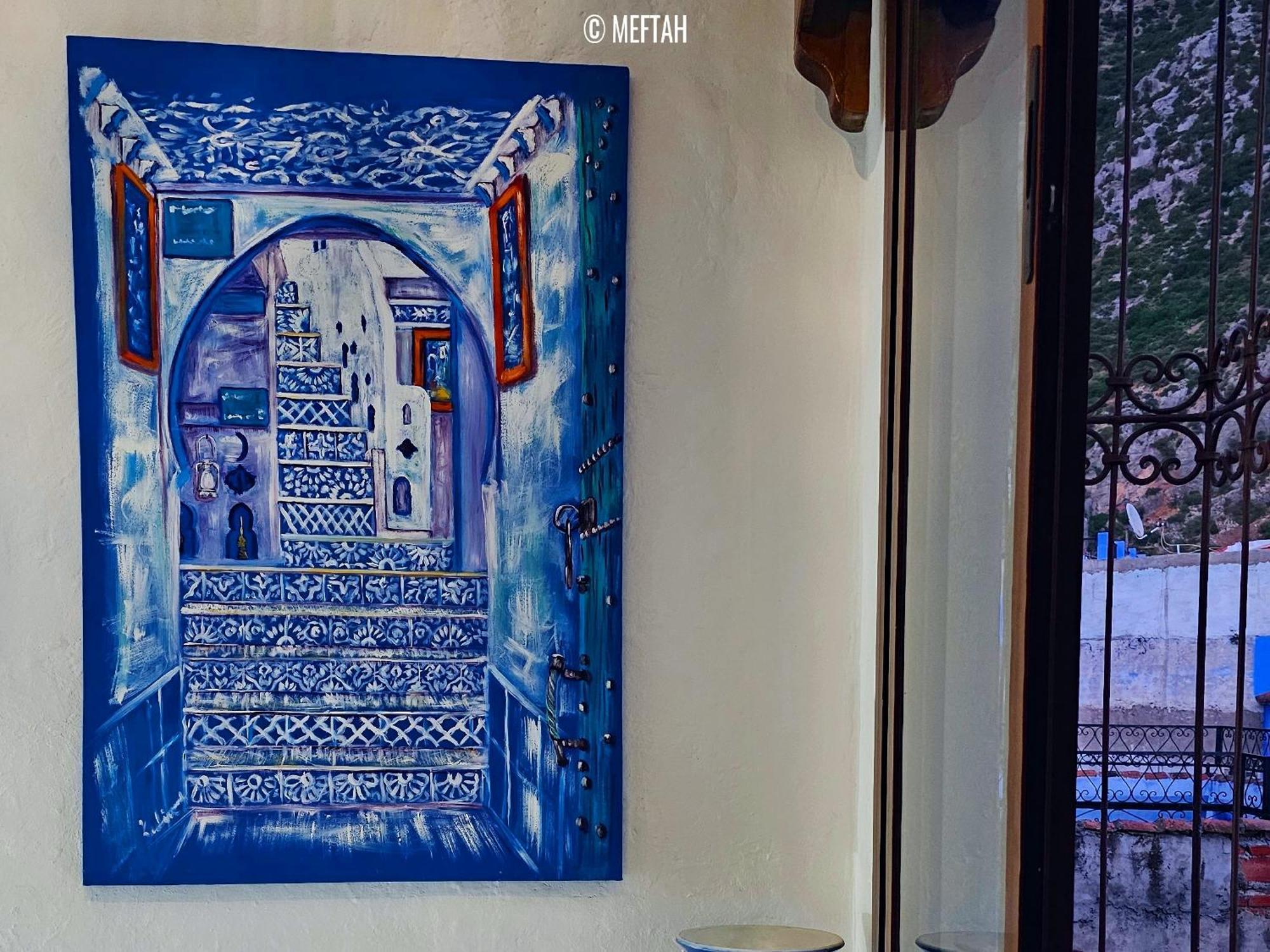 Casa Meftah Blue Lejlighed Chefchaouen Eksteriør billede